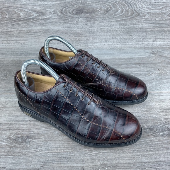 FootJoy Shoes Footjoy Europa Crocodile Golf Shoes Poshmark